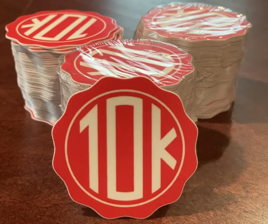 10K Takes Sticker